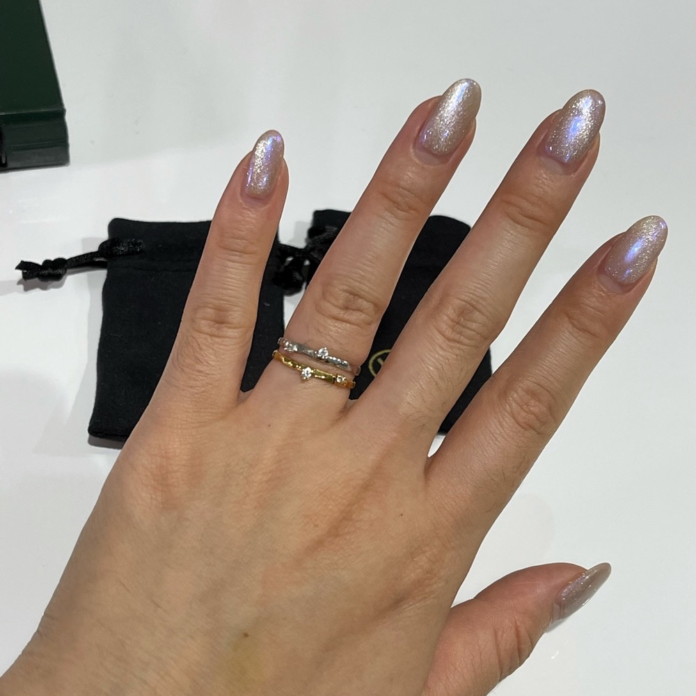 Mejuri Gold and Silver Stacking Rings